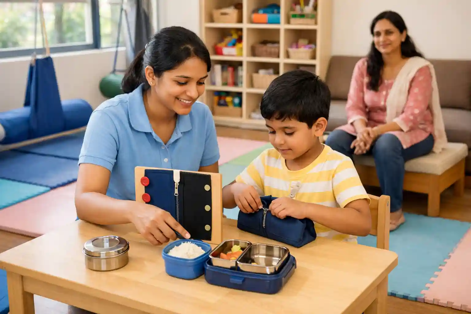 Fine motor occupational therapy in Sahakar Nagar Bangalore for hand strength and scissor skills