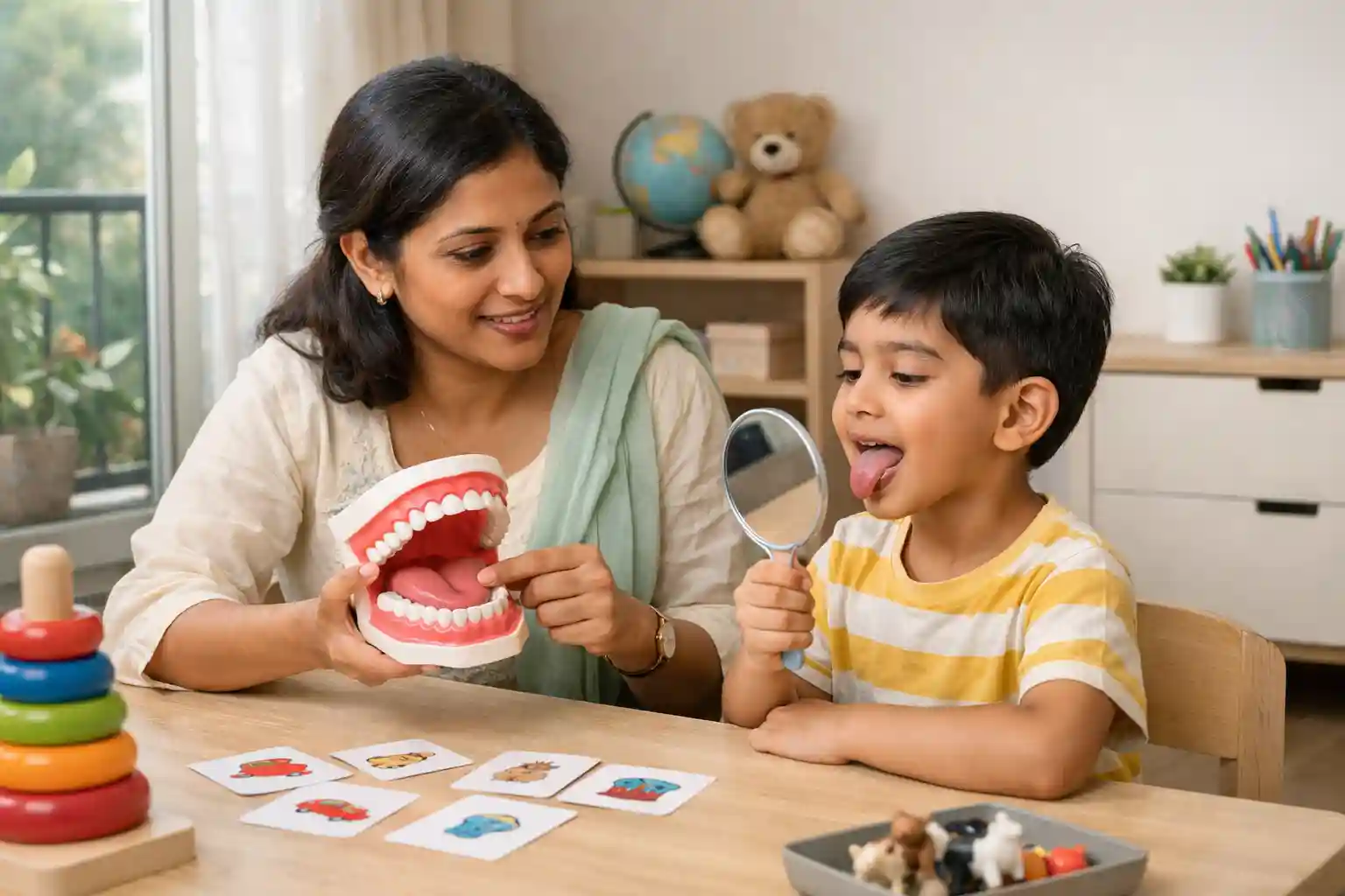 Movement-based speech therapy activities for kids in Bengaluru clinic