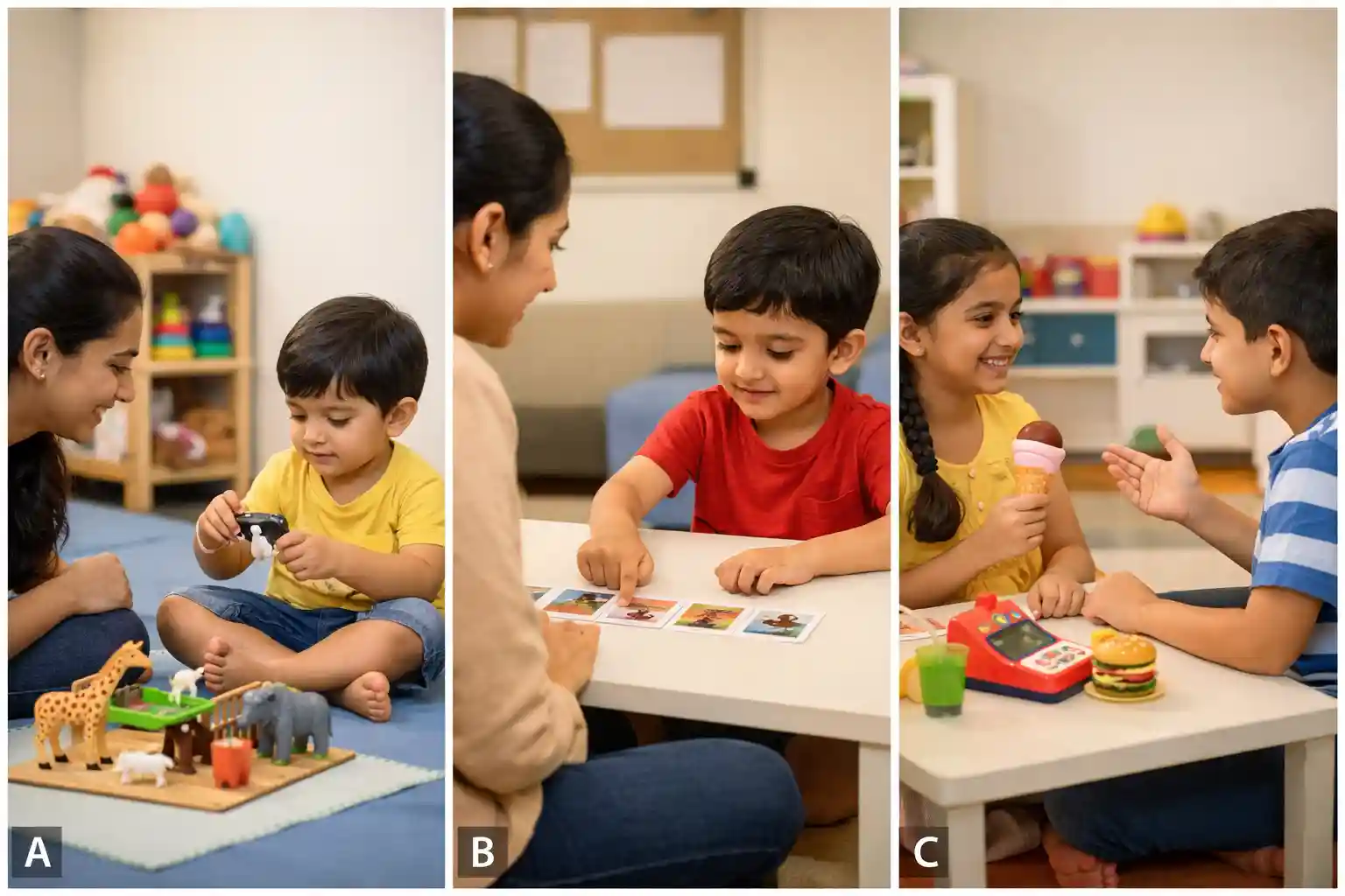 Speech therapy tailored by age group in a Bengaluru clinic